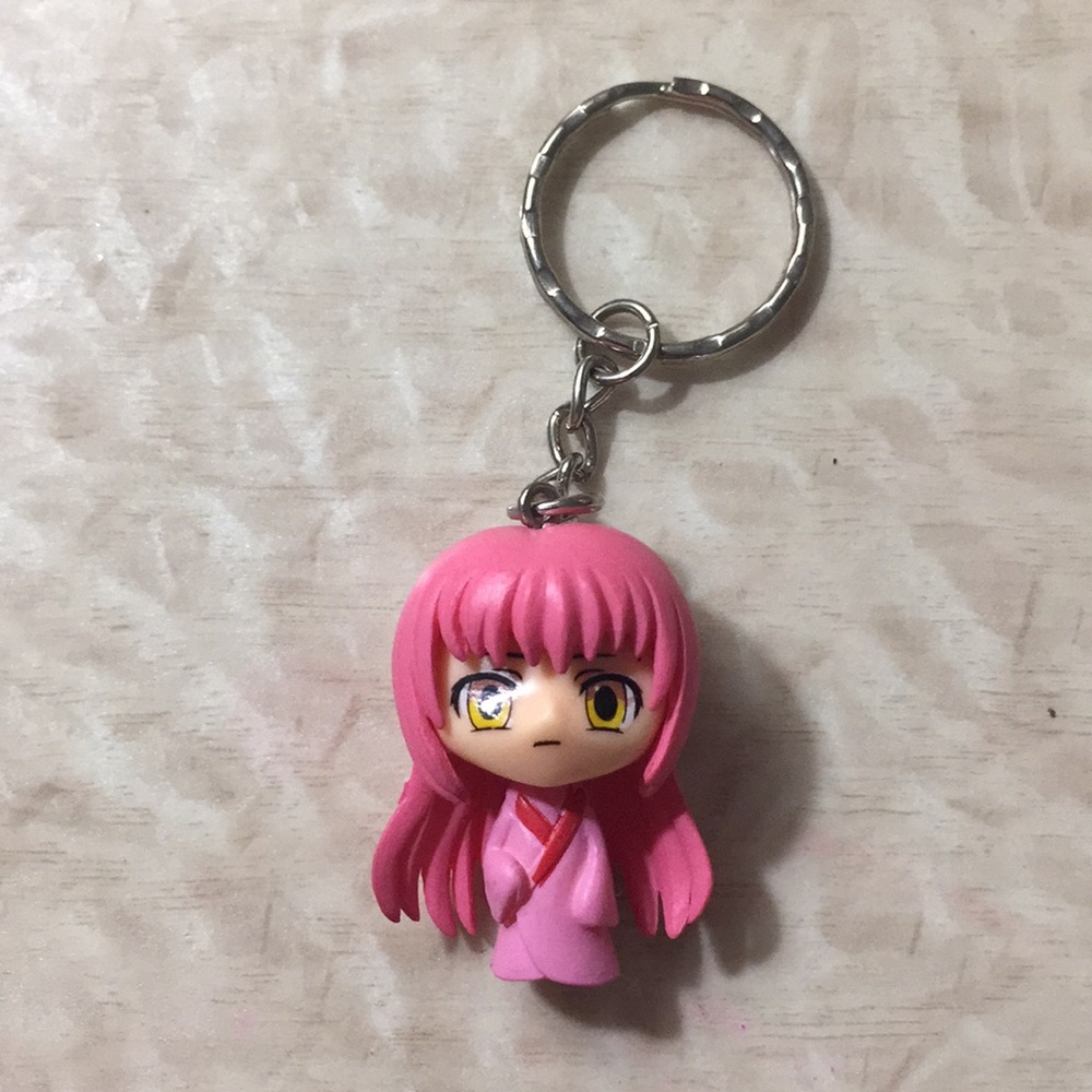 Kawaii Anime Girl Figurine Keychain